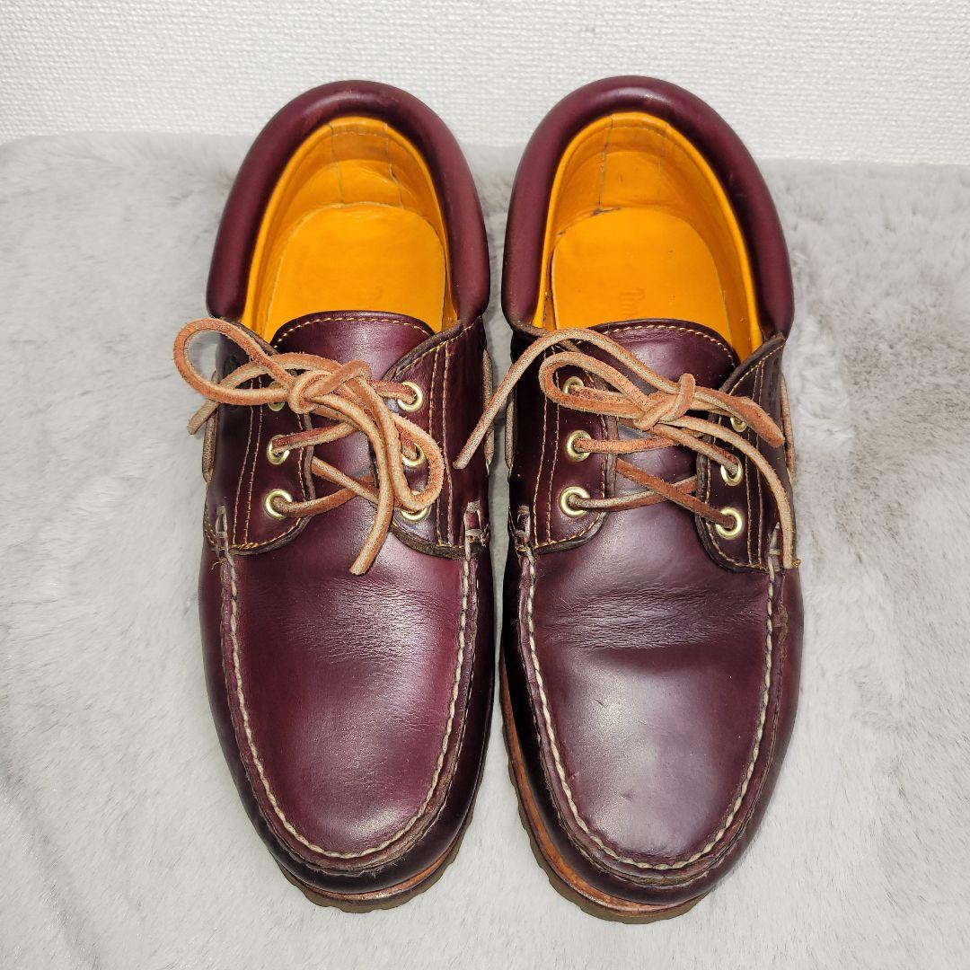 美品✨ Timberland 27.0 デッキシューズ ラバーアウトソール - メルカリ