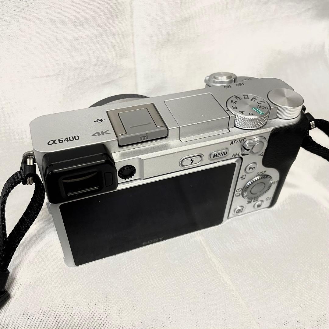 美品】SONY α6400 シルバー(ショット数1278枚) 本体のみ - メルカリ