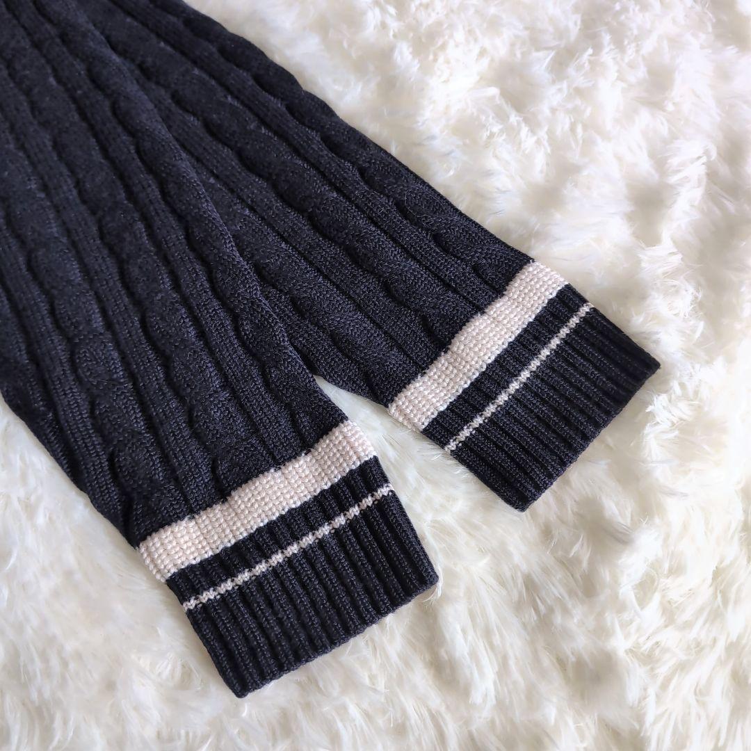 美品 バトナー シップス別注 肉厚ウール ケーブル チルデンニット