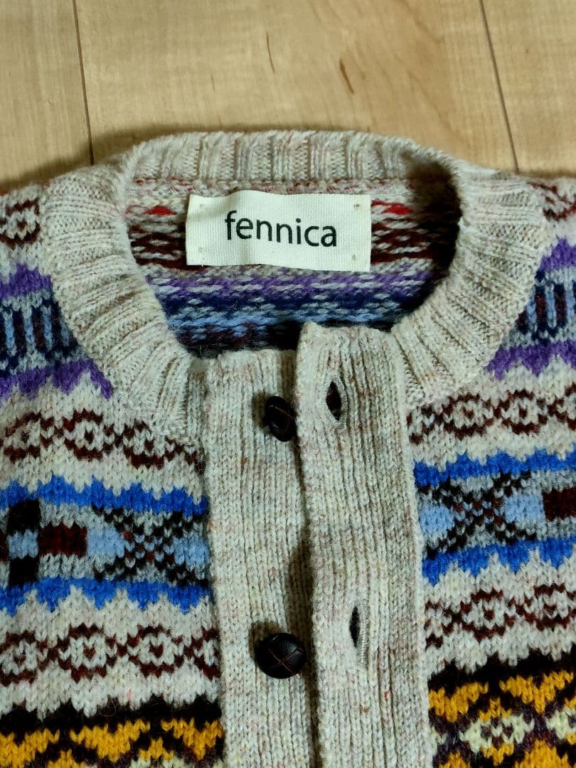 Jamieson's fennica beams別注 ラウンドカラーカーディガン - メルカリ