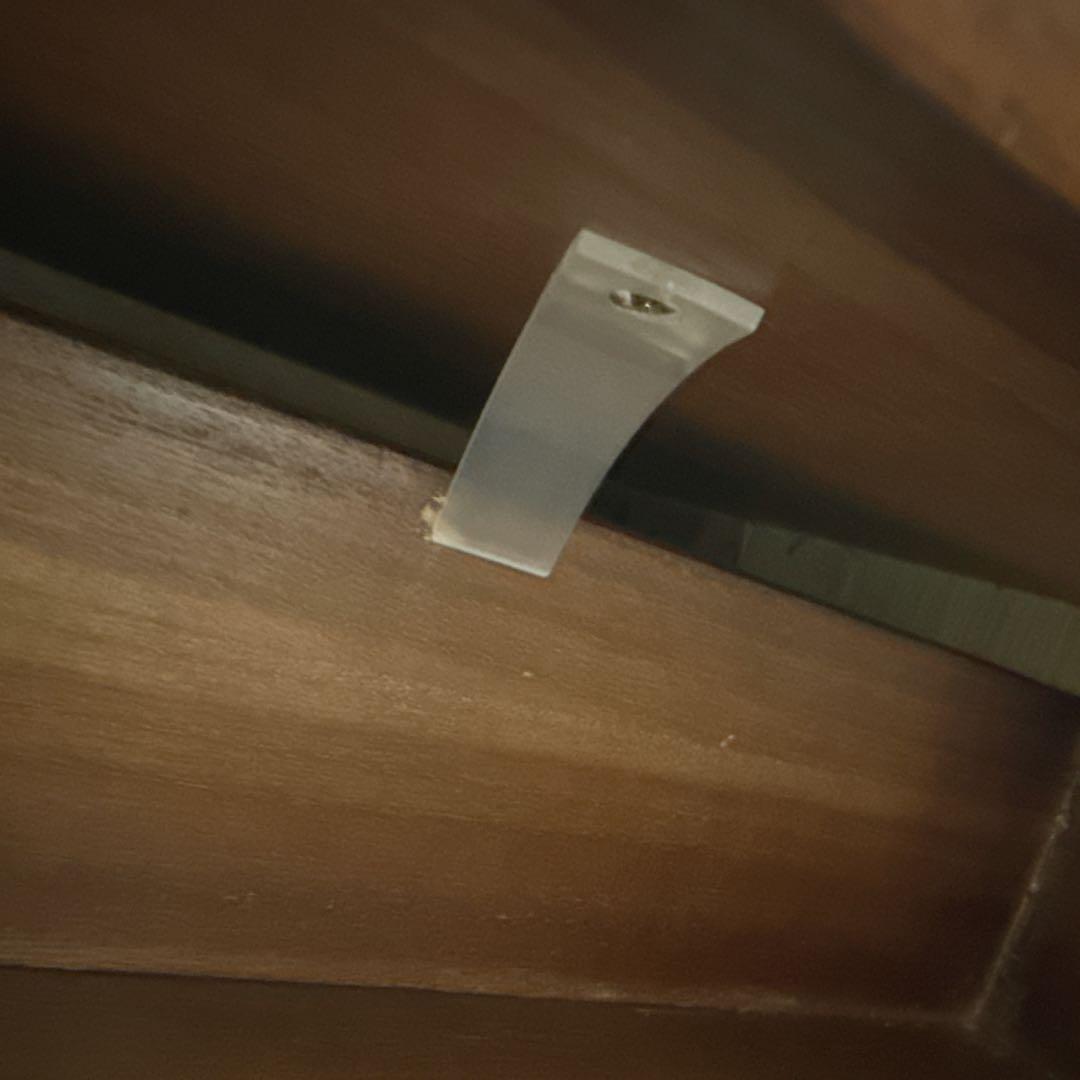 kuri様 サイドテーブル ナイトテーブル 組み立て不用 オーク×ゴールド