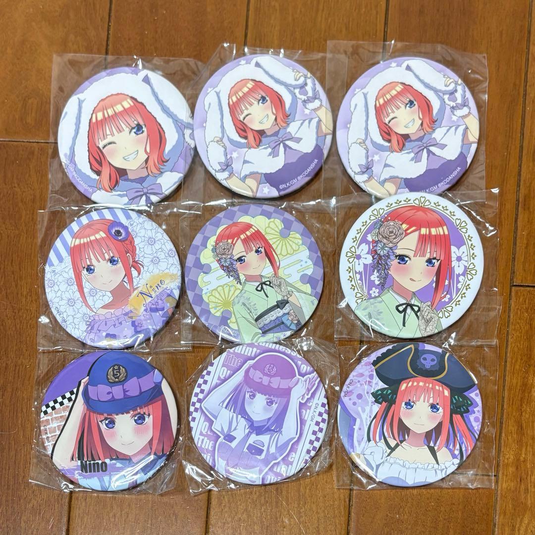 五等分の花嫁 中野二乃 缶バッジ - メルカリ