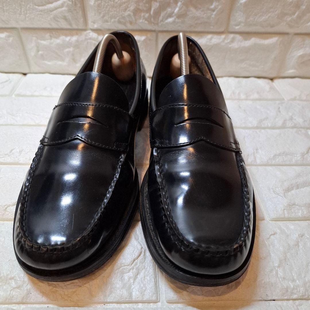 【美品】G.H.BASS weejuns 黒 レザー 　ローファー