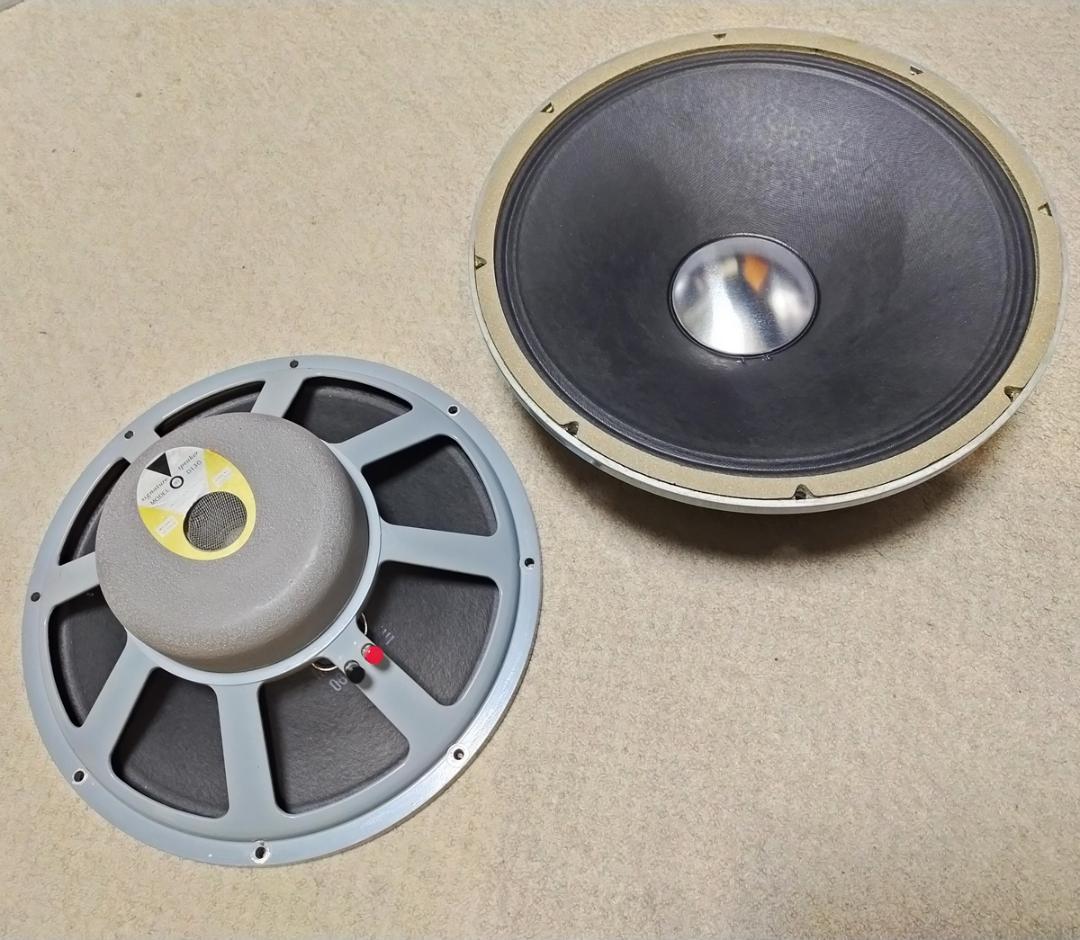 JBL D130　16Ω　38cmフルレンジ　ペア　フィクスドエッジ　英文取説付 JBL D130 16Ω 38cmフルレンジ ペア フィクスドエッジ 英文取説付 JBL