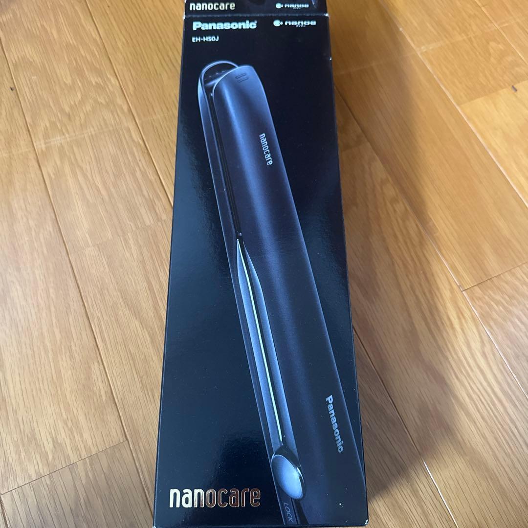 Panasonic ナノケア ストレートヘアアイロン EH-HS02 ブラック Panasonic（パナソニック） 【5年保証付】 ストレートアイロン