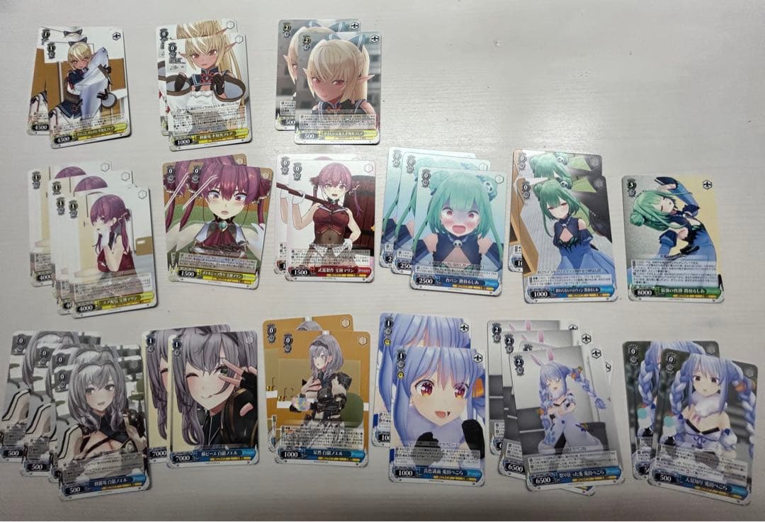 ホロライブ ヴァイシュツバルツ Reバース サイン入りカード - メルカリ