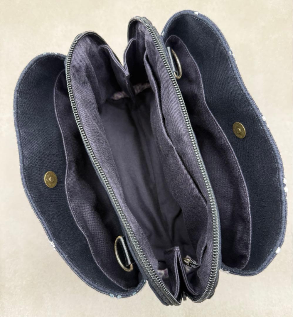 ミナペルホネン celebrate ハンドメイドバッグ 1127Ⓐ - ショルダー