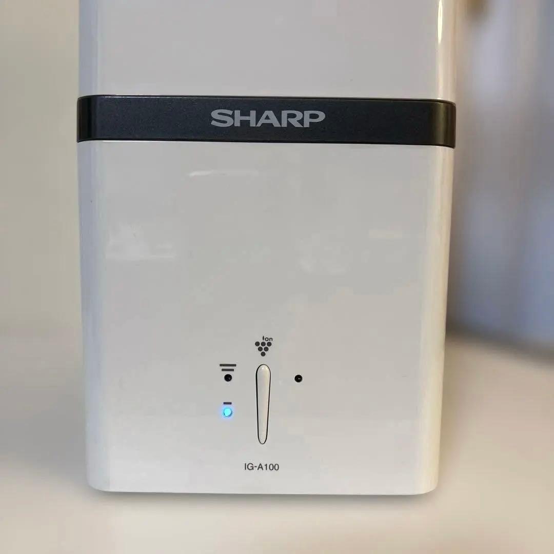 箱・説明書付】SHARPプラズマクラスターIG-A100イオン発生器 ホワイト
