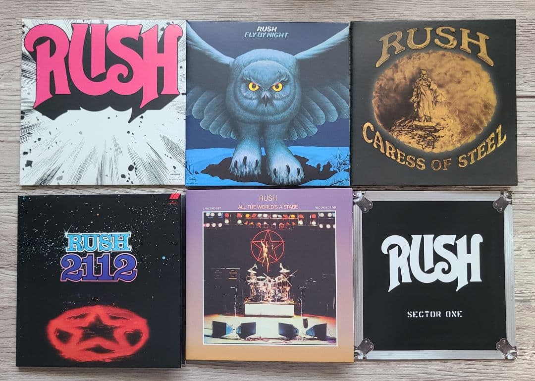 RUSH /ラッシュ スタジオアルバム15タイトル紙ジャケBOXセット(輸入盤