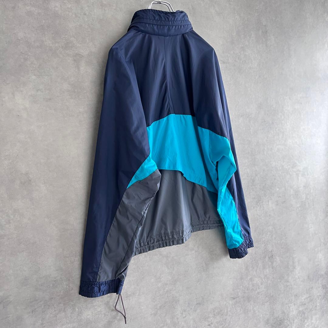 90s NIKE ナイキ ハーフジップナイロンジャケット Mサイズ 銀タグ