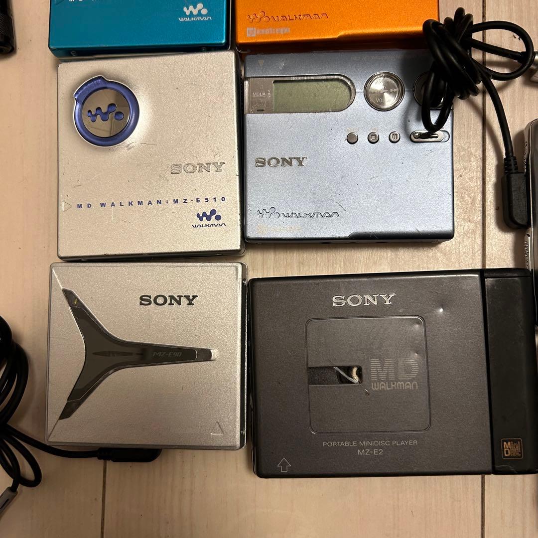 SONY MD WALKMAN等 MDプレイヤー まとめ売り - メルカリ