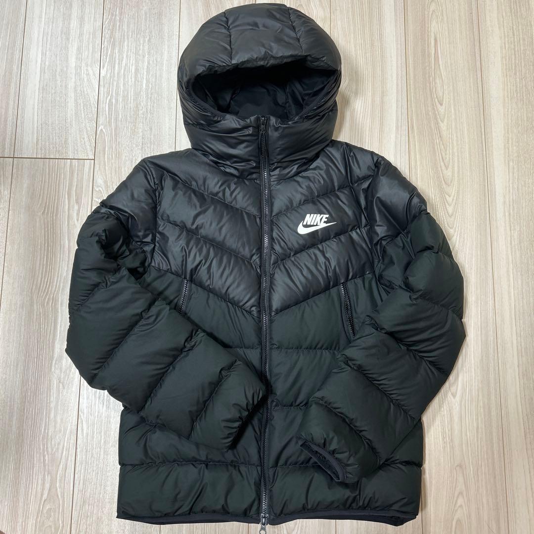 ナイキ Nike ダウンジャケット ブラック 黒 メンズ L - メルカリ