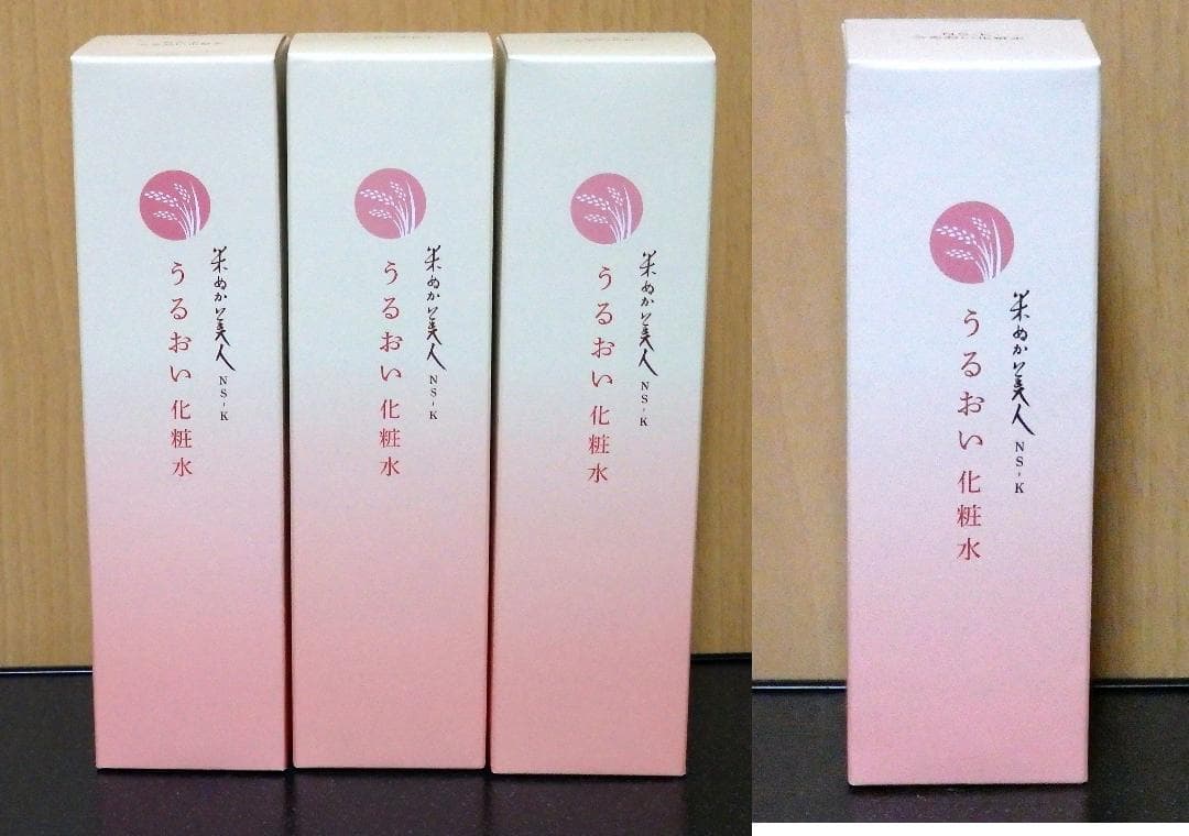日本盛 米ぬか美人 NS-K うるおい化粧水 4本セット 合計720ml 米ぬか美人NS-K | うるおいシリーズ|うるおいしっとり日本酒・米ぬか