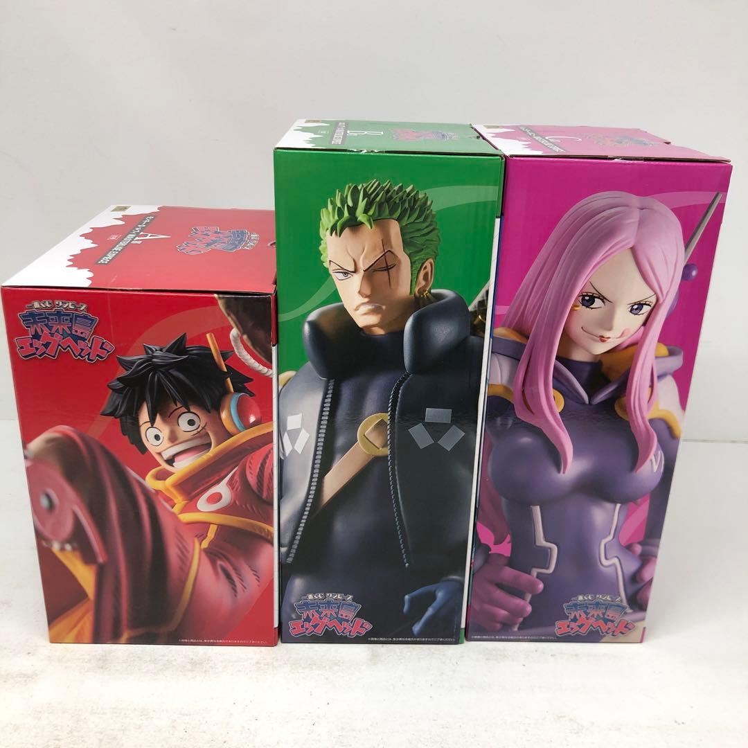 kny23173#52 ワンピース 未来島エッグヘッド フィギュア 3種セット