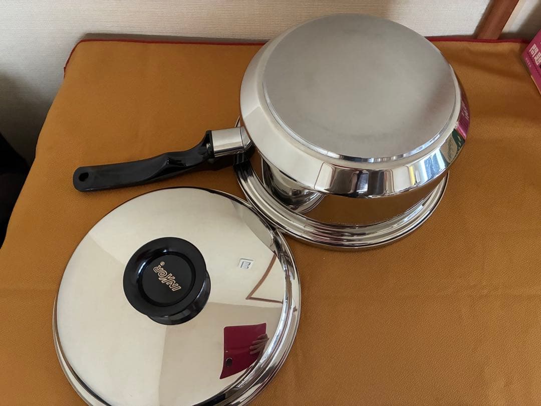 インコア INKOR 片手鍋2・フタ2・蒸し器・キャセロール 6点セット