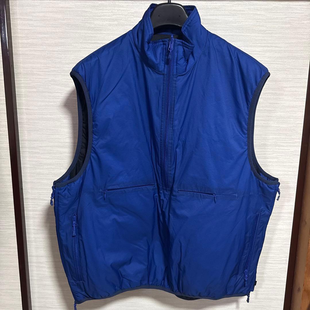 トップス DAIWA PIER39 PULLOVER PUFF VEST BLU BLK DAIWA PIER39 