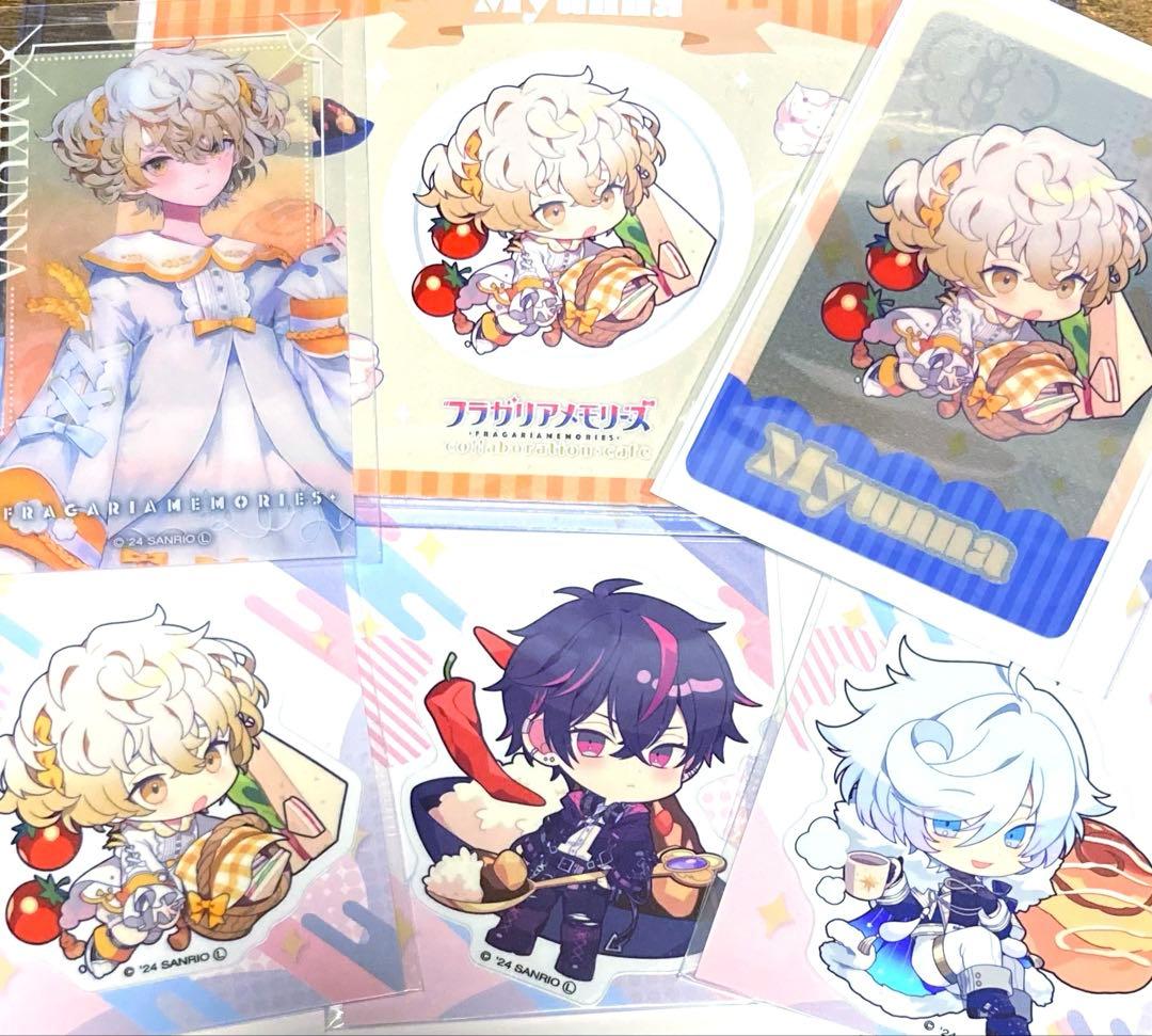 フラメモ フラガリアメモリーズ ミュンナ アクスタ 缶バッジ コラボ
