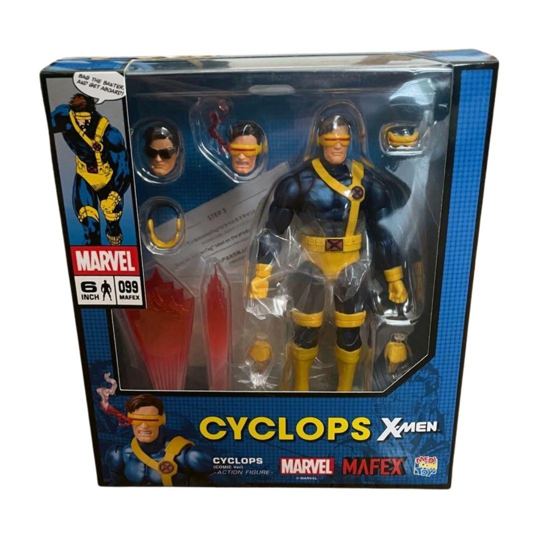 新品未開封 MAFEX No.099 サイクロプス　X-MEN フィギュア Box Defect Authentic Medicom Toy Mafex No.099 Marvel X-men Cyclops