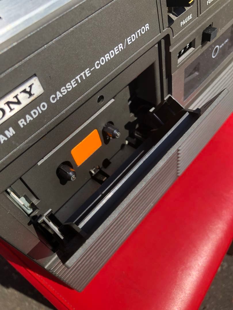 SONY ソニー 昭和レトロ ラジオ CF-1750 カセットコーダー ジャンク