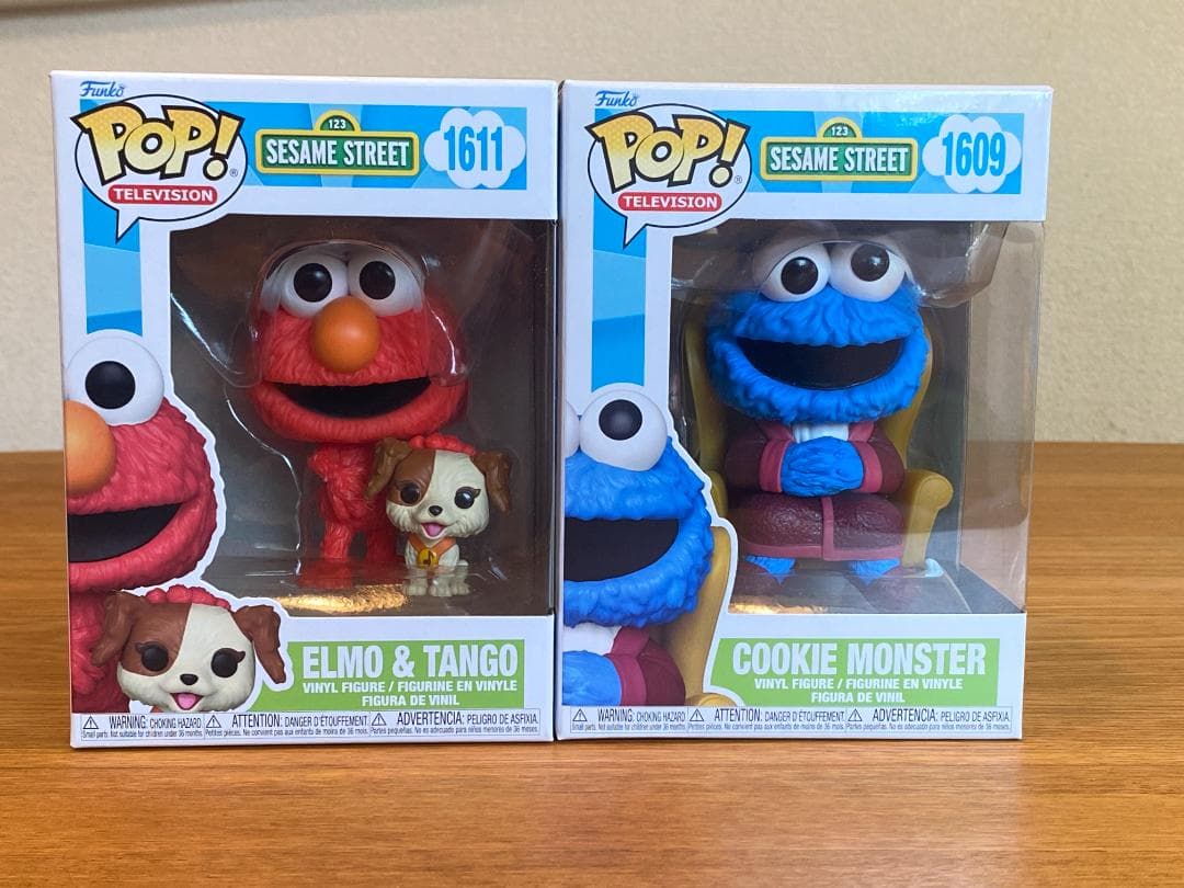 セサミストリート エルモ クッキーモンスター 2体セット フィギュア SESAME STREET（セサミストリート） エルモ クッキーモンスター