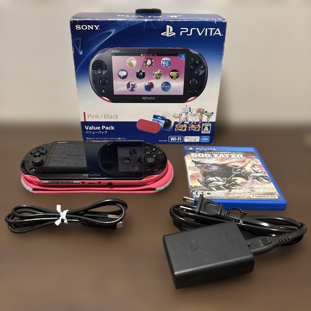 PlayStation®Vita Value Pack ピンク/ブラック PC… - メルカリ