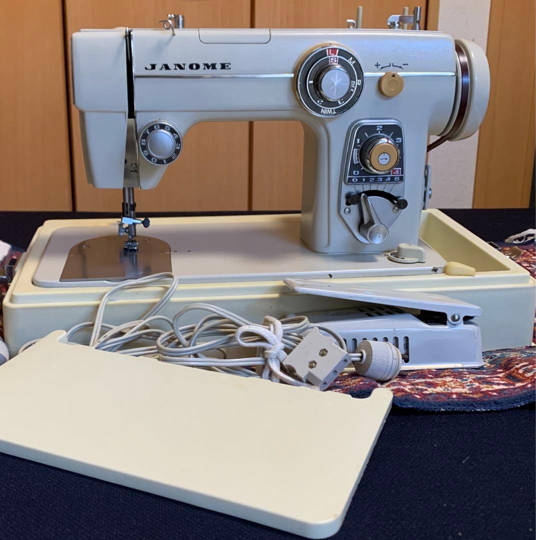 昭和レトロ ジャノメ ダイヤルスーパー70 680型 ミシン - メルカリ