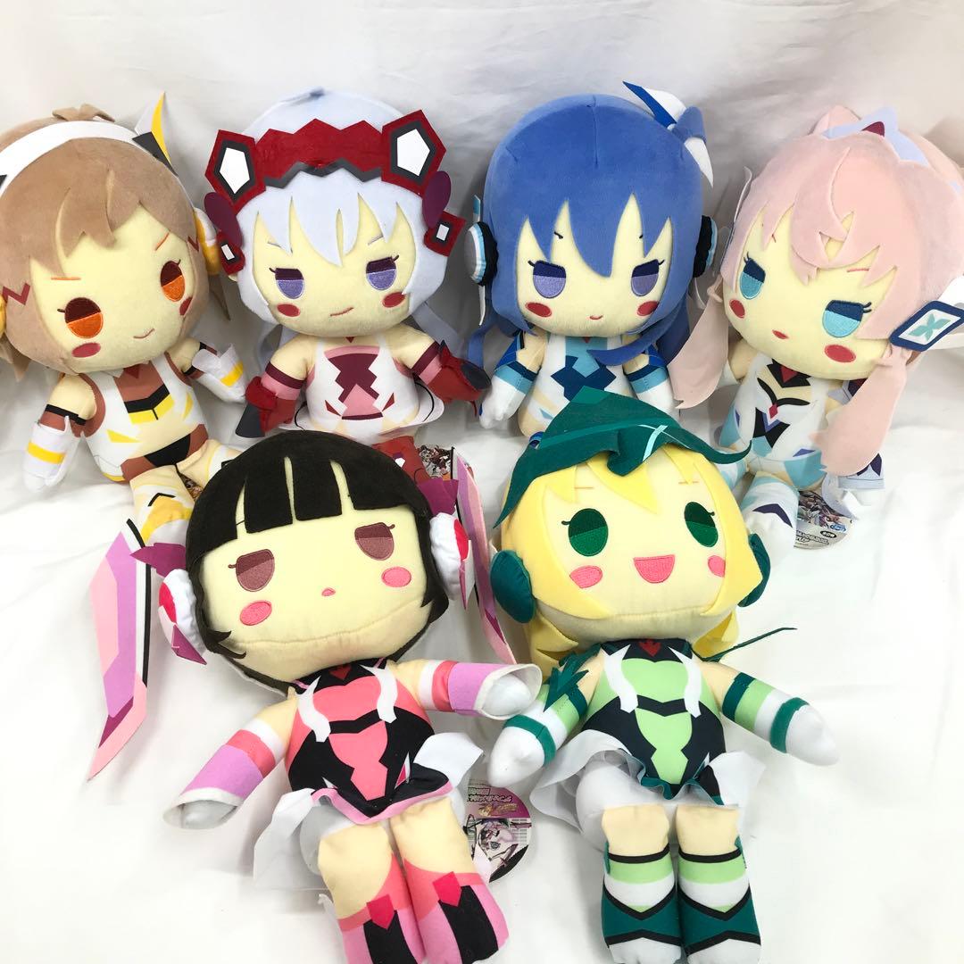 戦姫絶唱シンフォギアAXZ デフォルメXL ぬいぐるみ タグ付き 6種セット