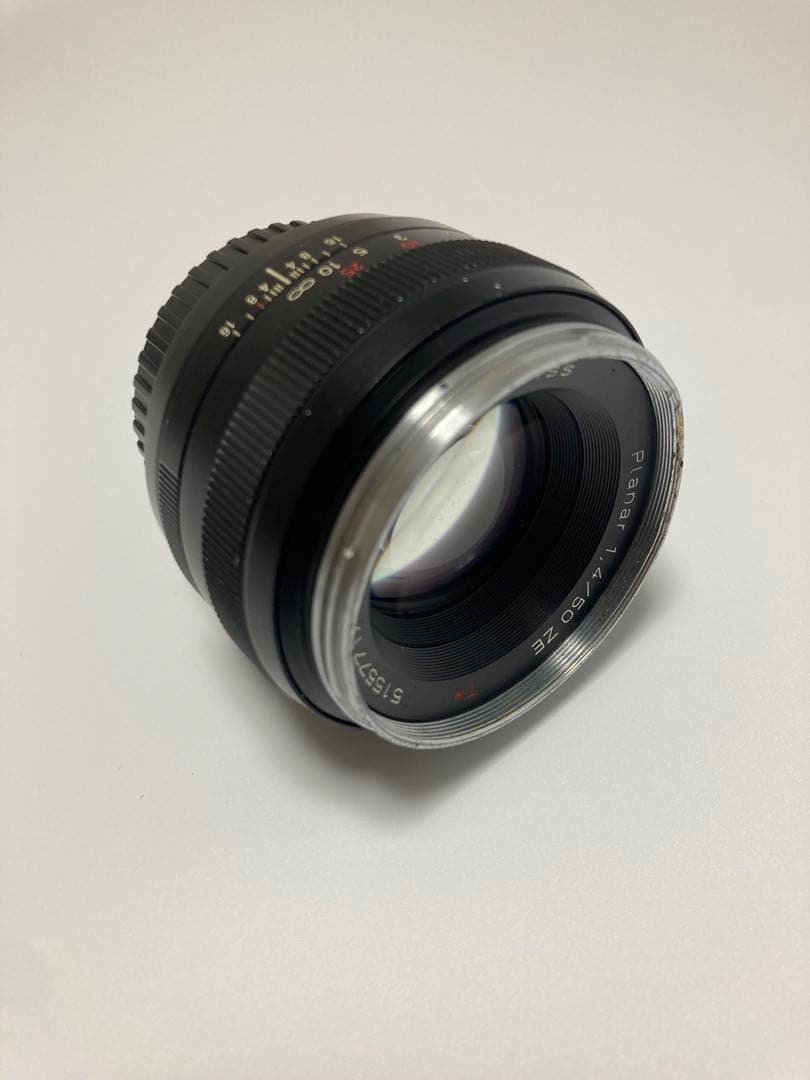 レンズ(単焦点) Carl Zeiss Planar T* 50mm F1.4 ZE カメラレンズ T* 1.4/50 Planar ブラック [キヤノンEF /単焦点レンズ