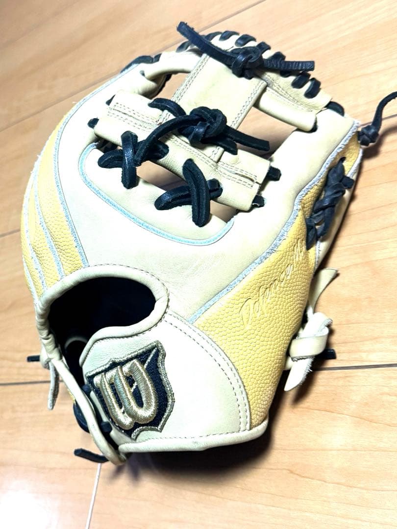 グローブ 少年軟式 ウィルソン Jr. 内野手用 右投用 6J型 有名店型付け