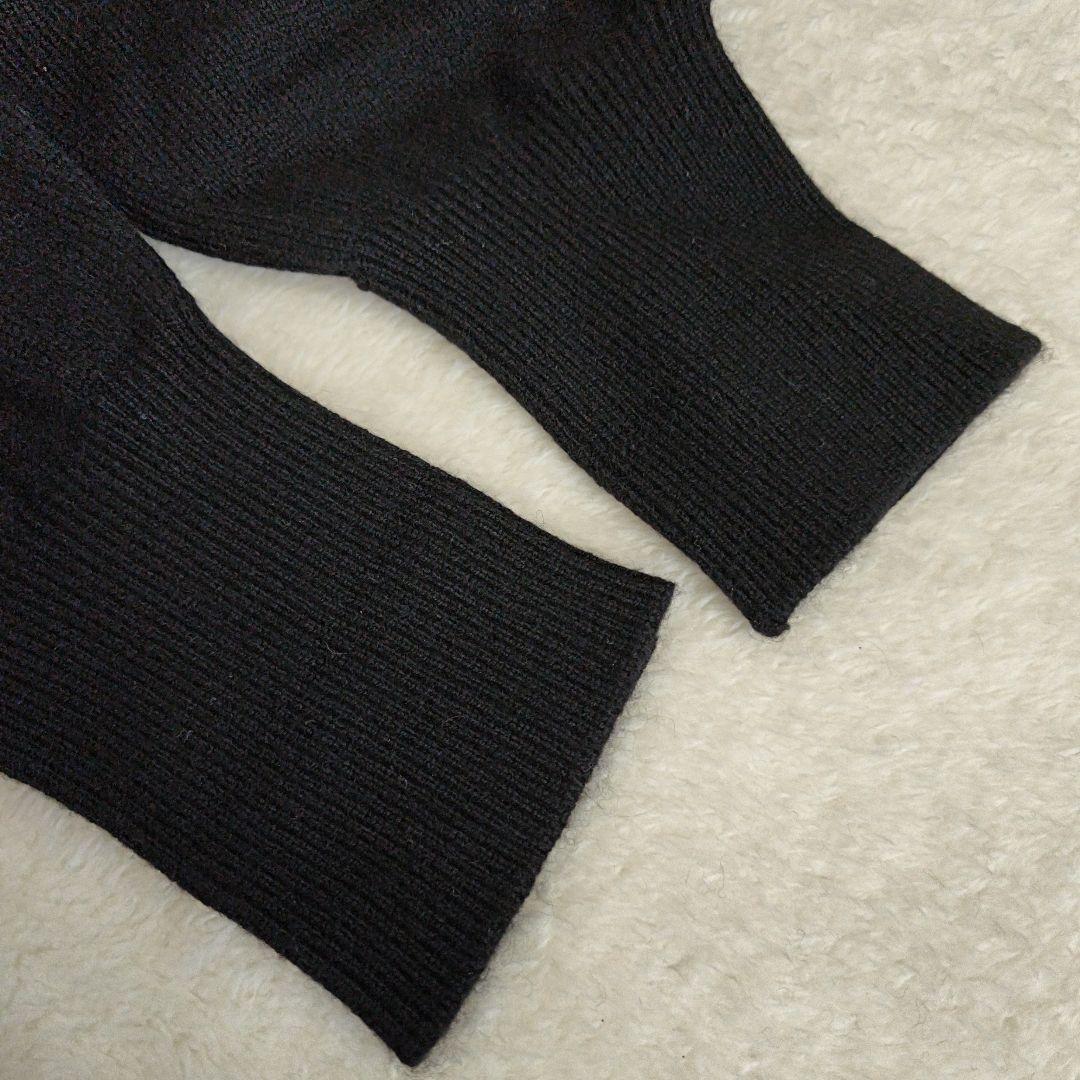 80s スコットランド製 カシミアセーター アニマル柄 鷹 ビンテージ