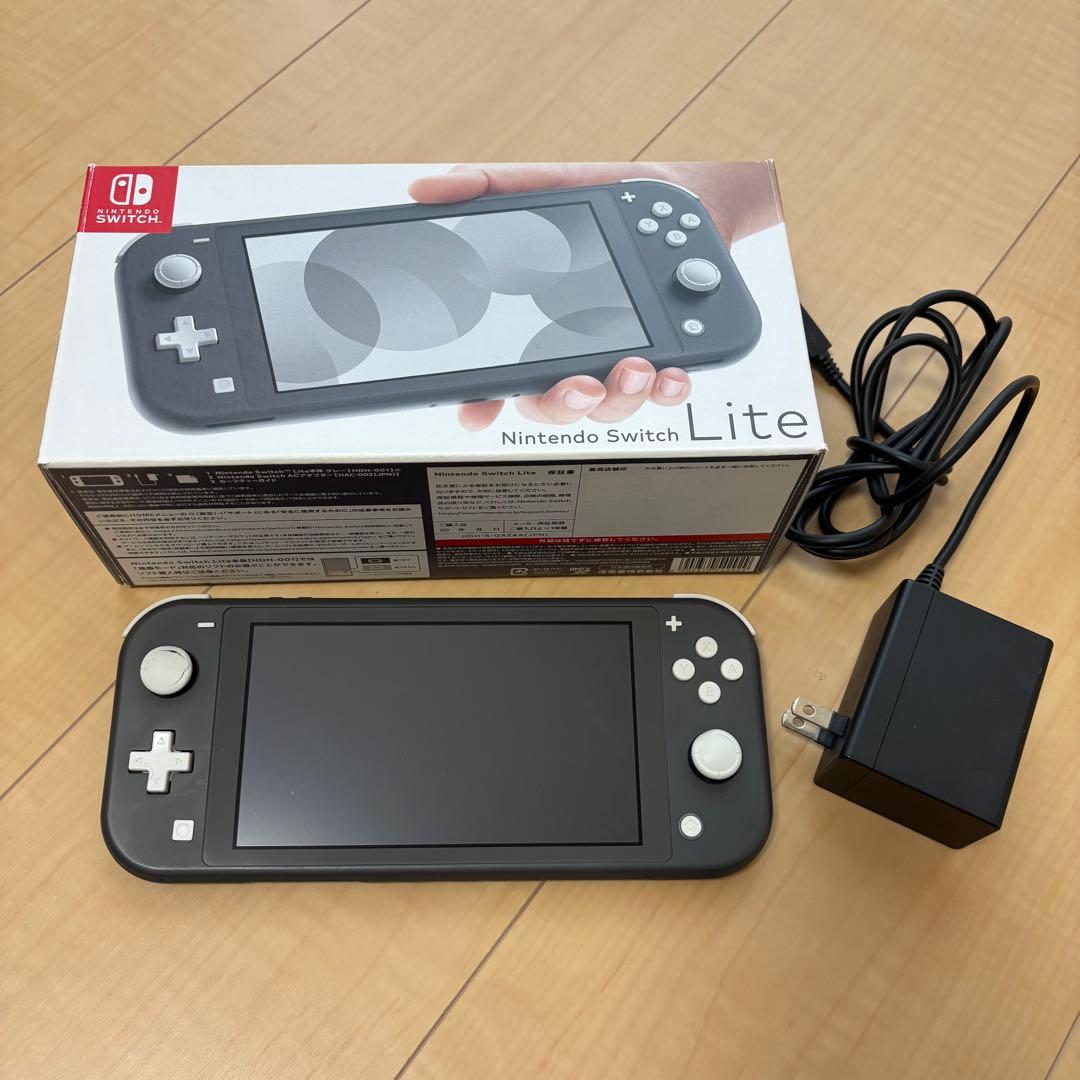 動作確認　Nintendo Switch Lite グレー本体　ACアダプター付 Amazon.co.jp: Nintendo Switch Lite グレー : ゲーム