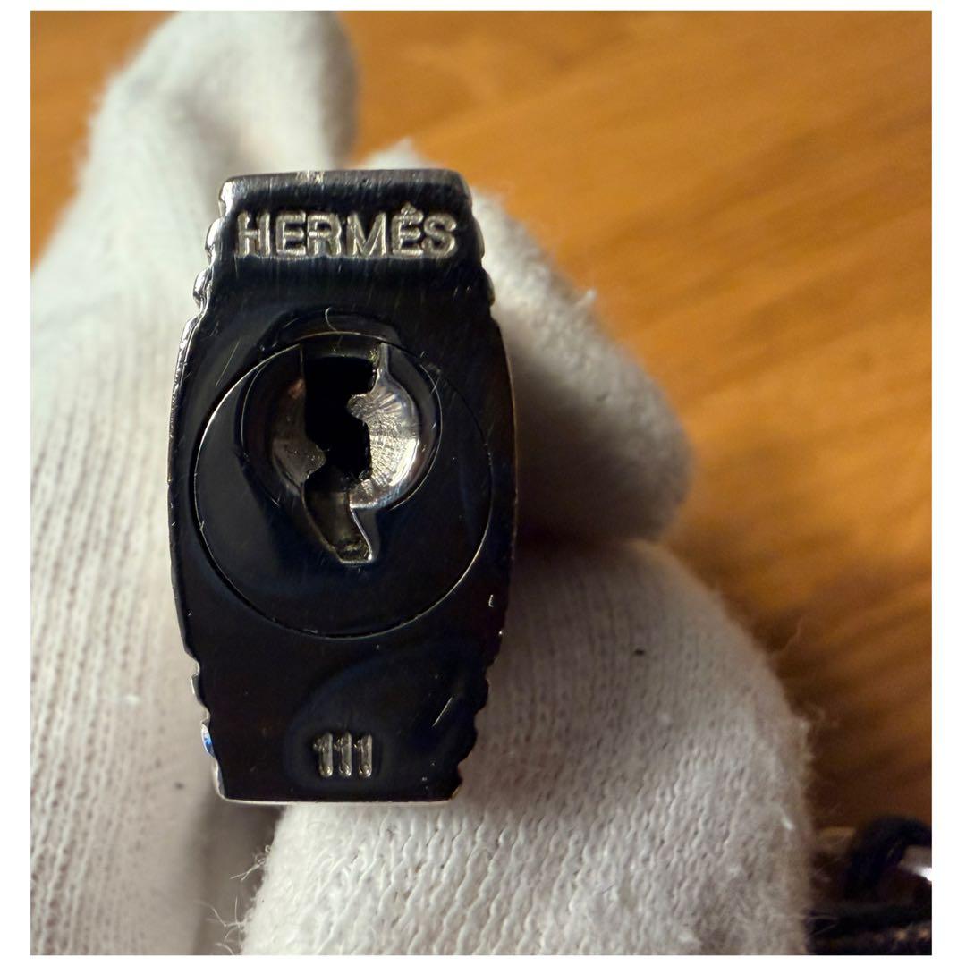 HERMES エルメス カデナ 南京錠＆鍵1本 セット シルバー No.111 - メルカリ