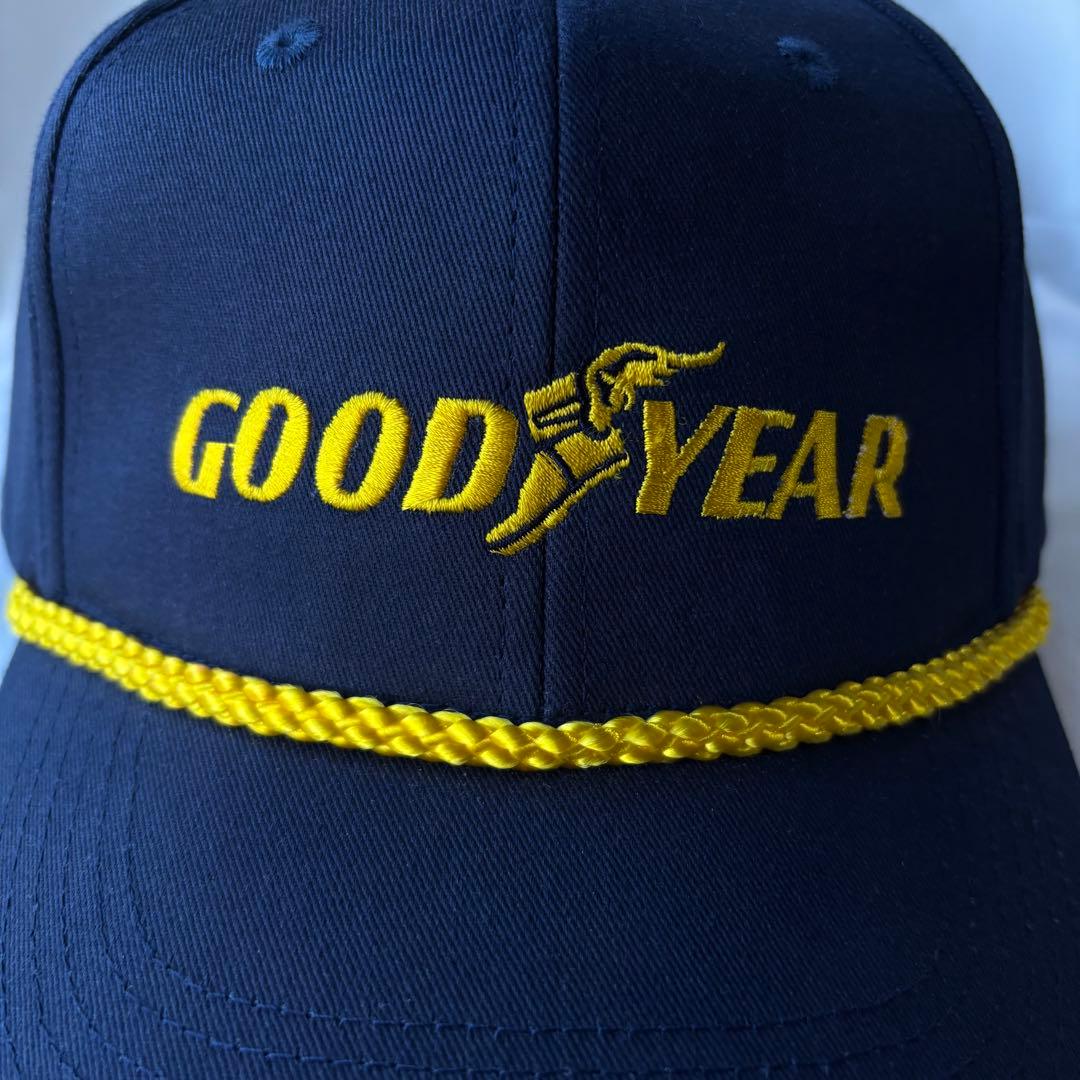 デッドストック GOOD YEAR キャップ SWINGSTER 帽子 古着 紺 - メルカリ