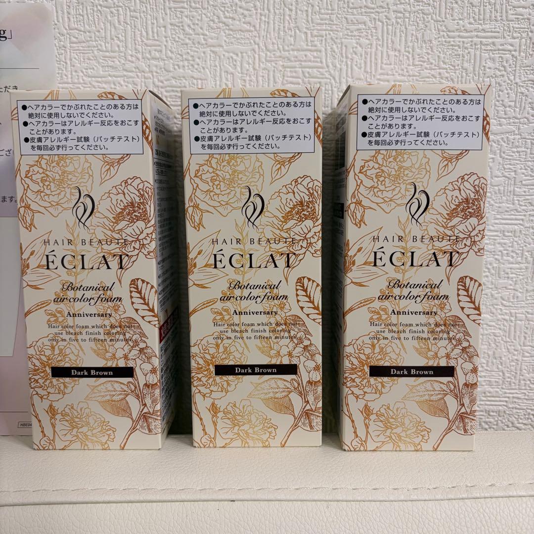 ⭐︎⭐︎限定パッケージ⭐︎⭐︎ ヘアボーテ エクラ　ボタニカル エアカラーフォームEX ヘアボーテ エクラ ボタニカルエアカラーフォームEX ライトブラウン