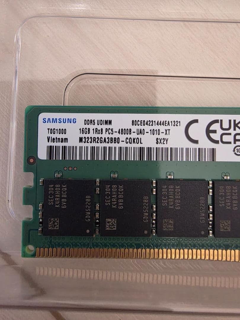 サムスン M323R2GA3BB0-CQK 16GB DDR5-4800 2枚組 - メルカリ