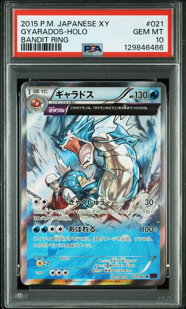 PSA10】アンリミ ギャラドス R XY7 バンデットリング021/081 - メルカリ