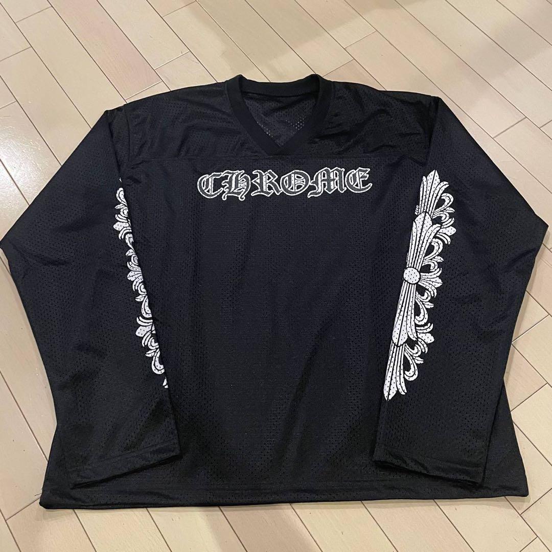 CHROME HEARTSメッシュシャツブラックXLタグ無 Buy Chrome Hearts Fuck You Back Arch Logo T-Shirt 'Black' - 1383