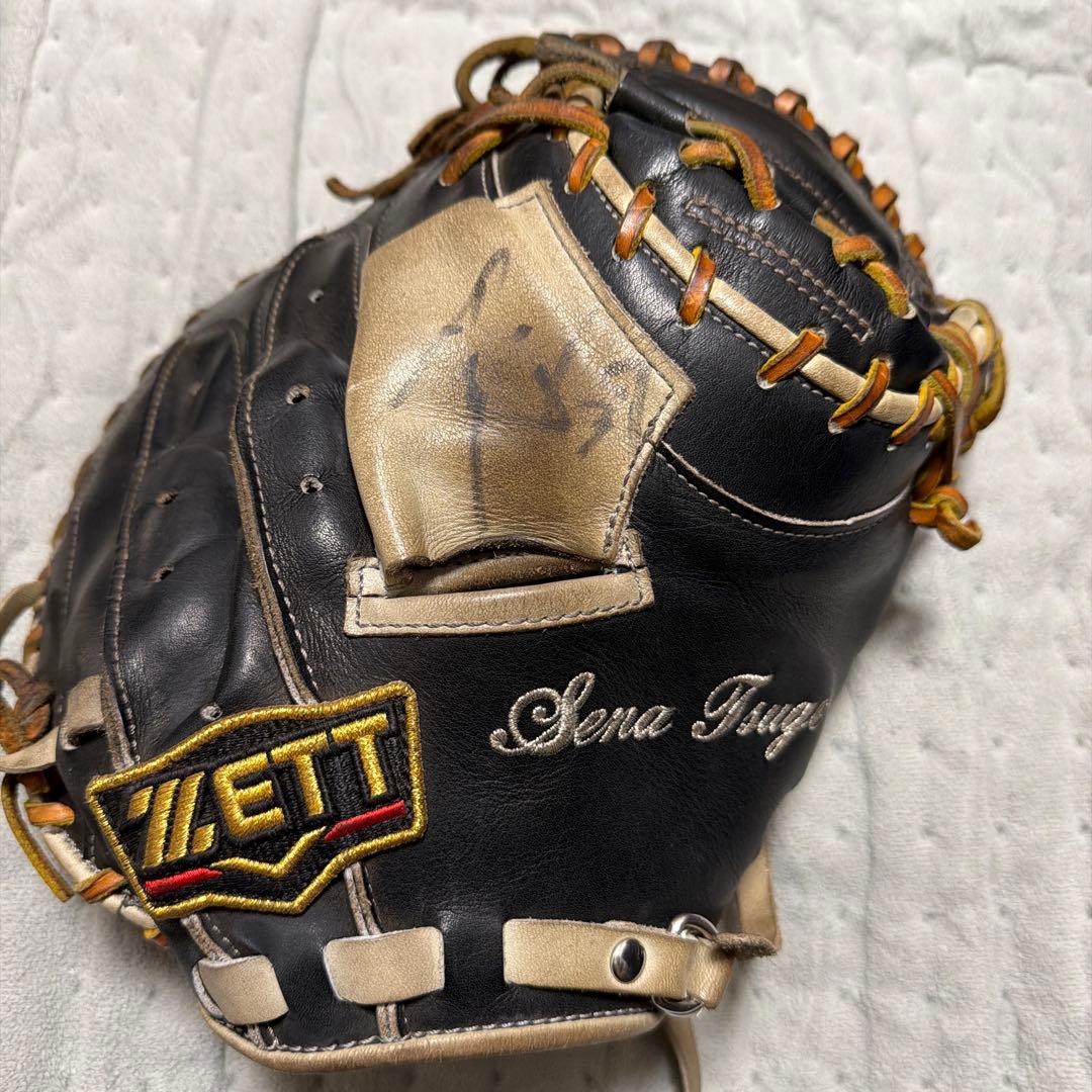 【*オ様 プロ実使用　キャッチャーミット 2026年最新】キャッチャーミット プロ実使用の人気アイテム - メルカリ