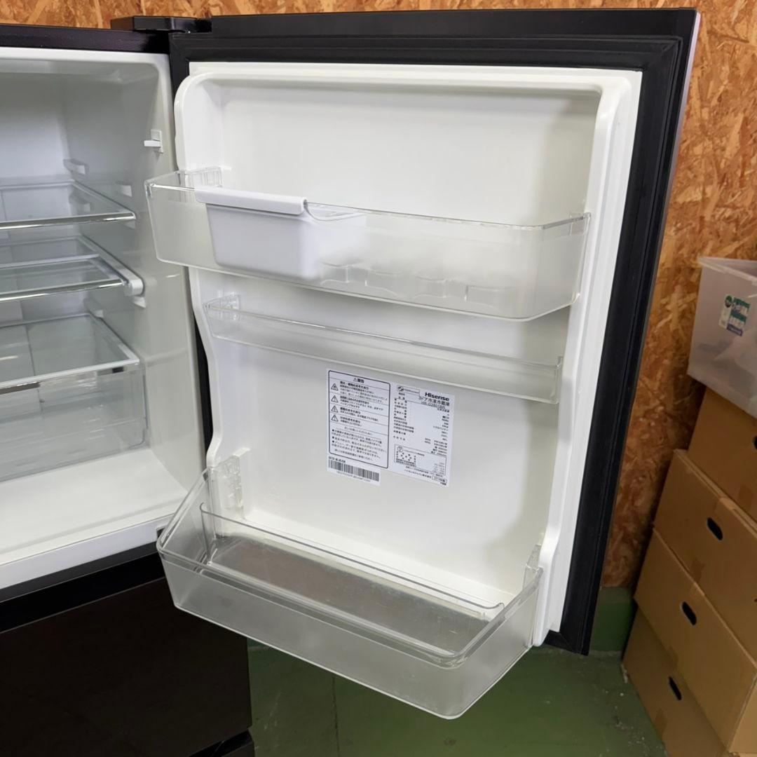 324 関東配送 大型冷蔵庫 右開き 鏡面モデル 300L弱 美品 保証込