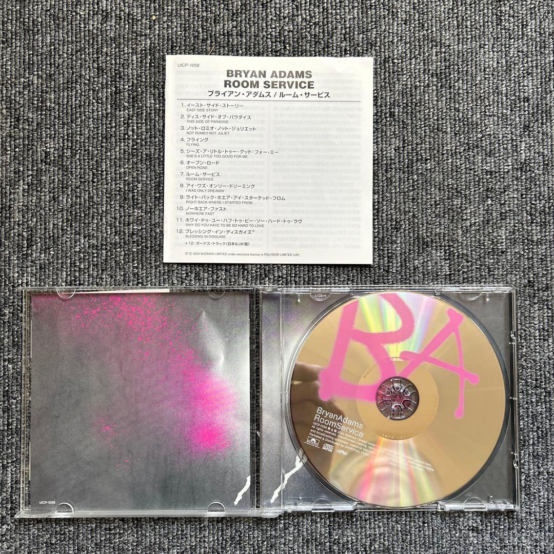 ブライアン・アダムス / ルーム・サービス CD - メルカリ