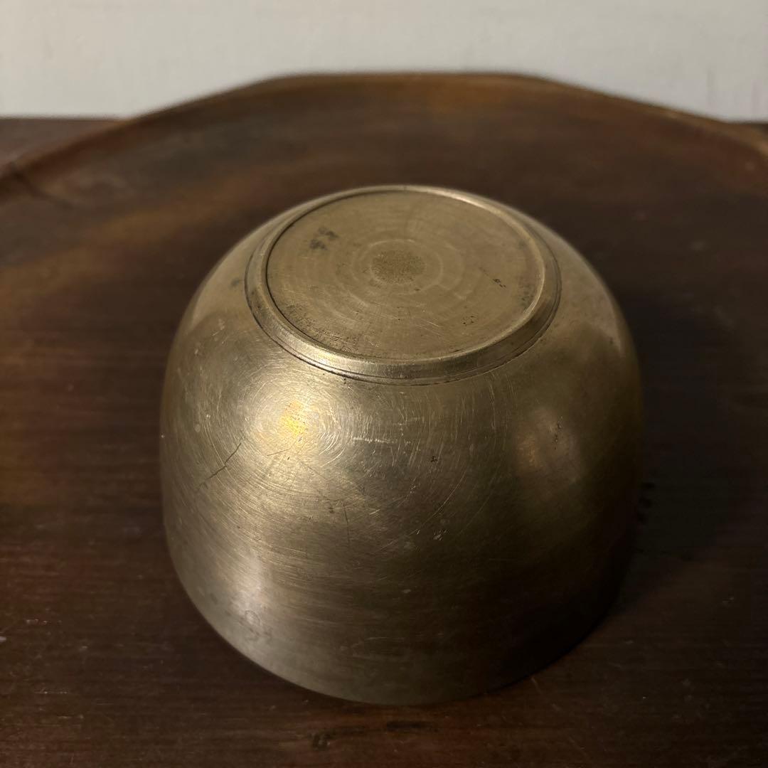 韓国 古い真鍮製の器 3点 その16アンティーク 古道具 韓国骨董 李朝