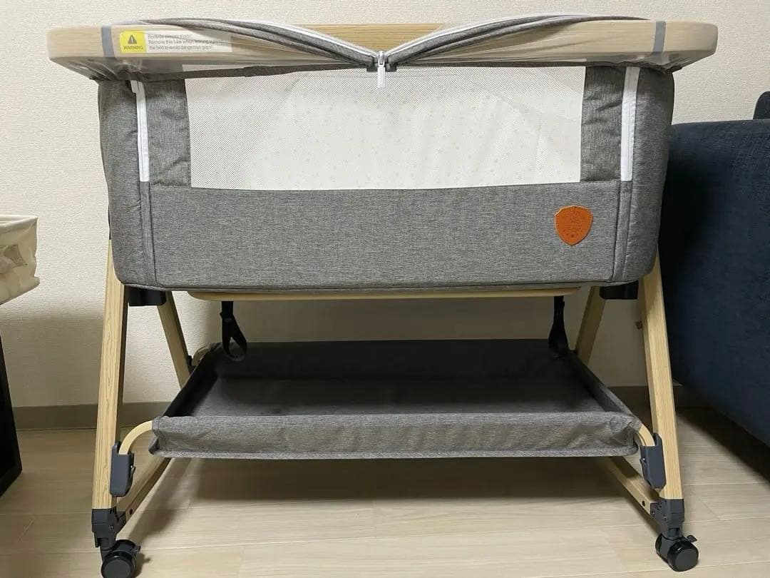 HZDMJ 新生児ベビーベッド 折りたたみ 添い寝ベッド