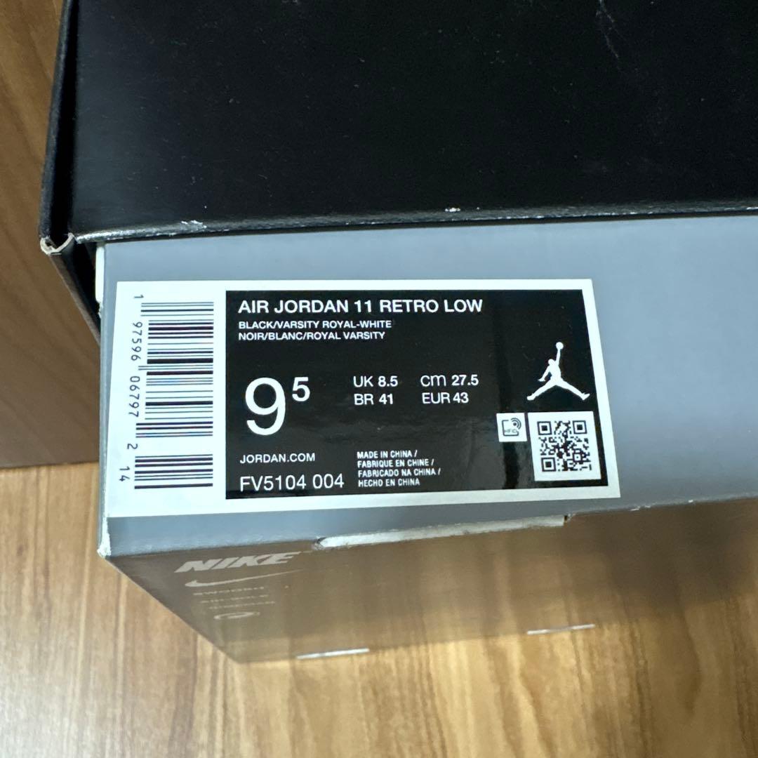 シューズ(男性用) 27.5cm NIKE AIR JORDAN 11 RETRO LOW