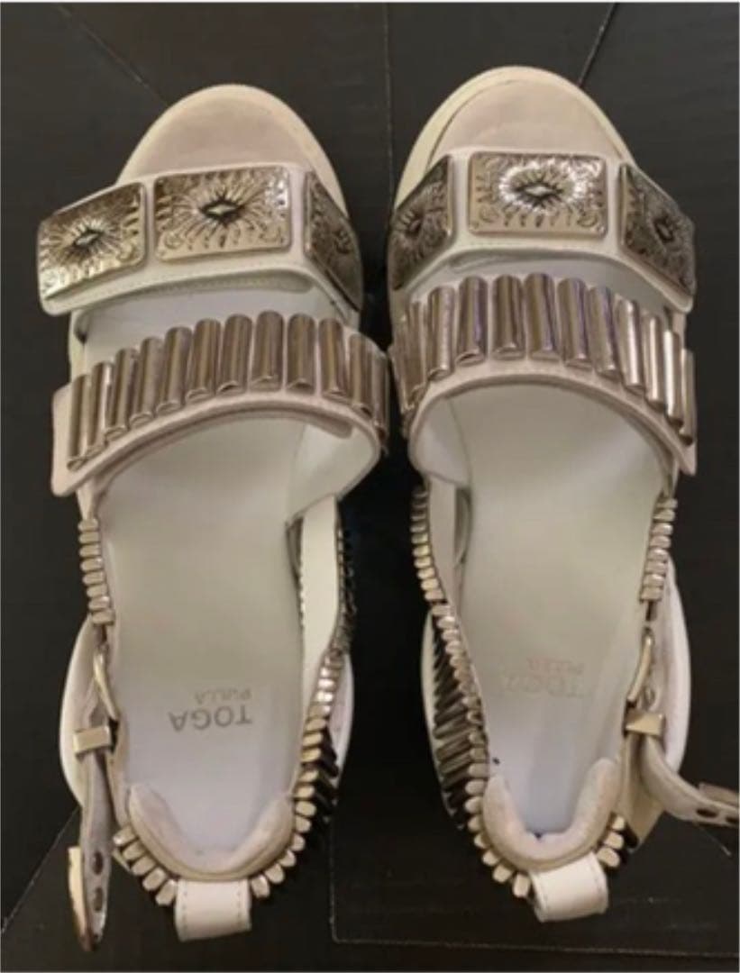 TOGA メタルスニーカーサンダル pulla TOGA pulla ☆ メタルスニーカーサンダル