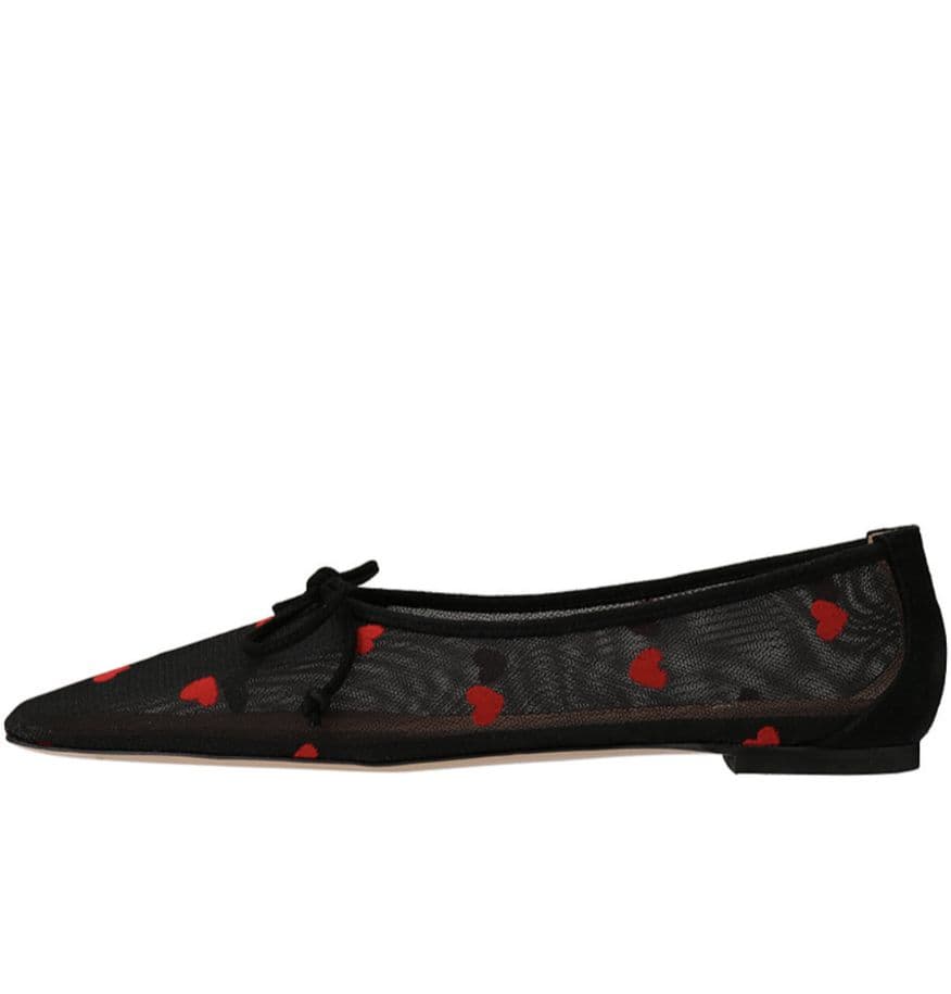 【新品　未使用】 ピッピシック　ハート　完売続出　23.5cm　フラットシューズ