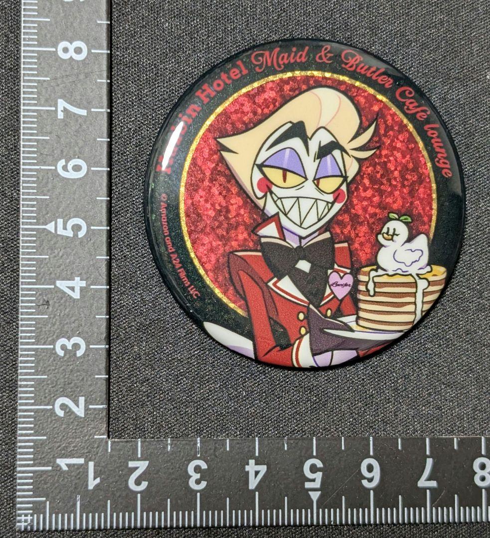 ハズビンホテル アニメイトカフェ ルシファー 缶バッジ Hazbin Hotel