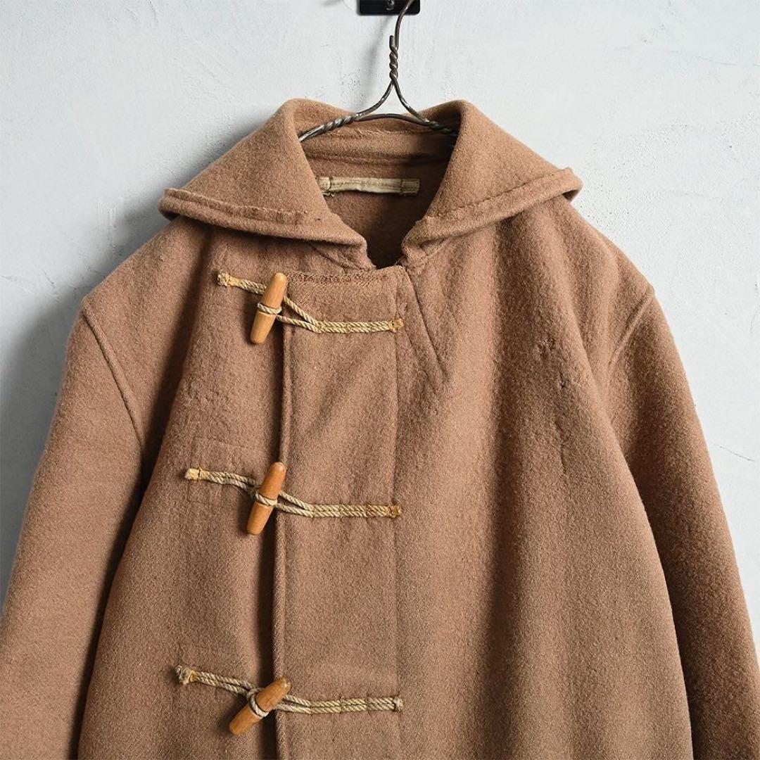 値下不可 1950s ロイヤル ネイビー ショート ダッフル コート イギリス