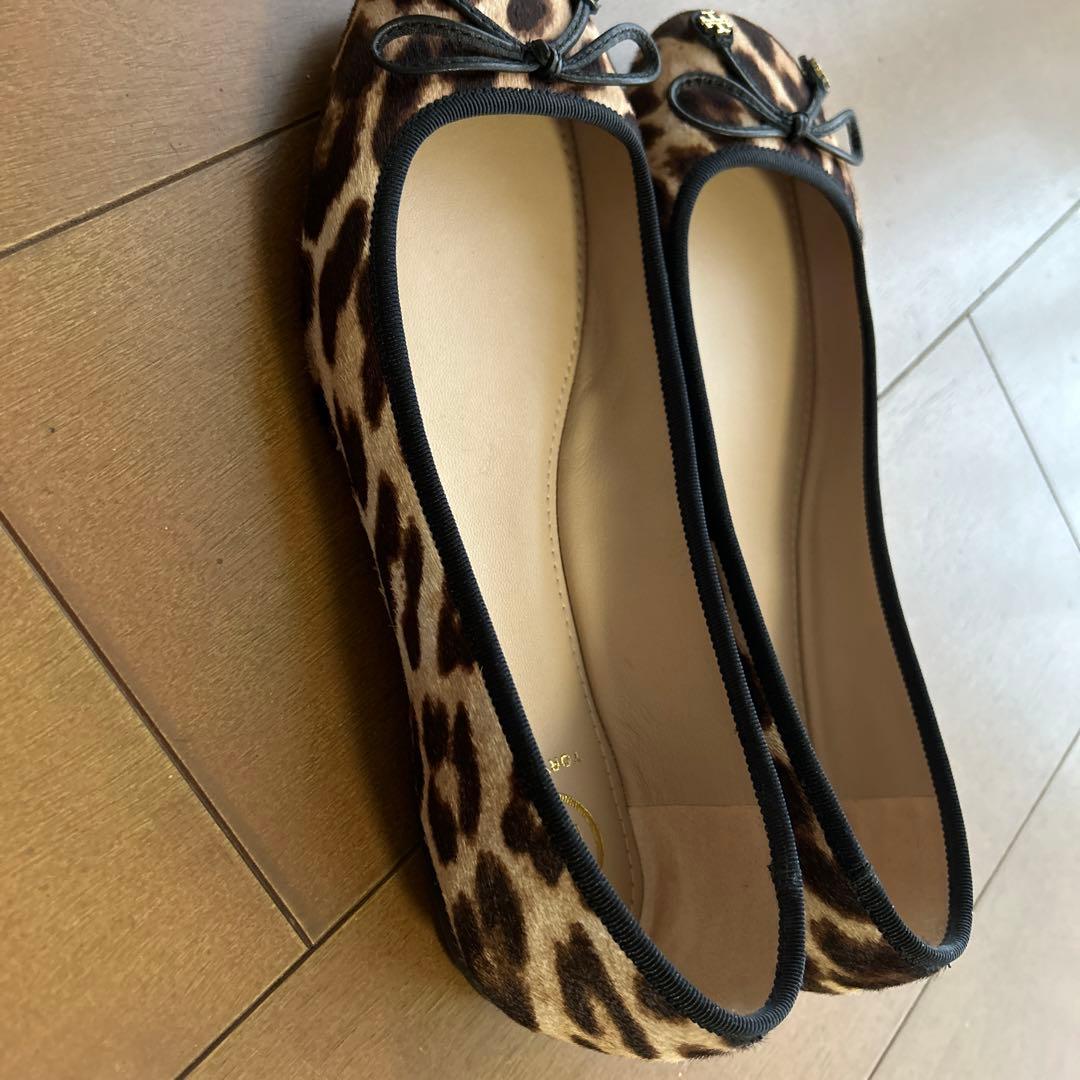 ちゃんちゃん様専用 美品 トリーバーチ レオパード バレエシューズ 6.5