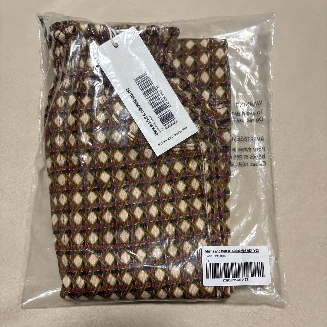 t*)様 misha&puff lattice camp pants 3y misha&puff buff lattice Camp pants 6yの通販はau PAY マーケット