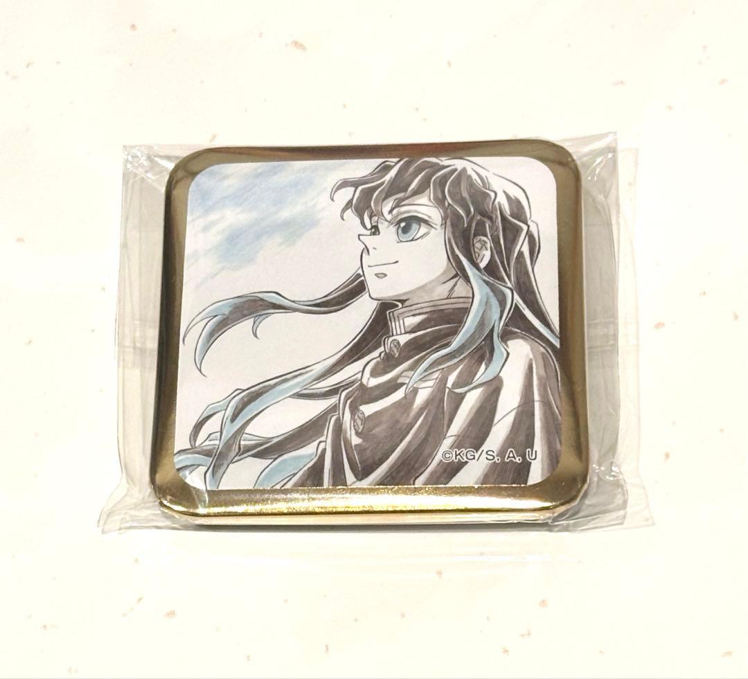 鬼滅の刃 ダイニング スクエア缶バッジ 時透無一郎 柱稽古編 お楽しみ